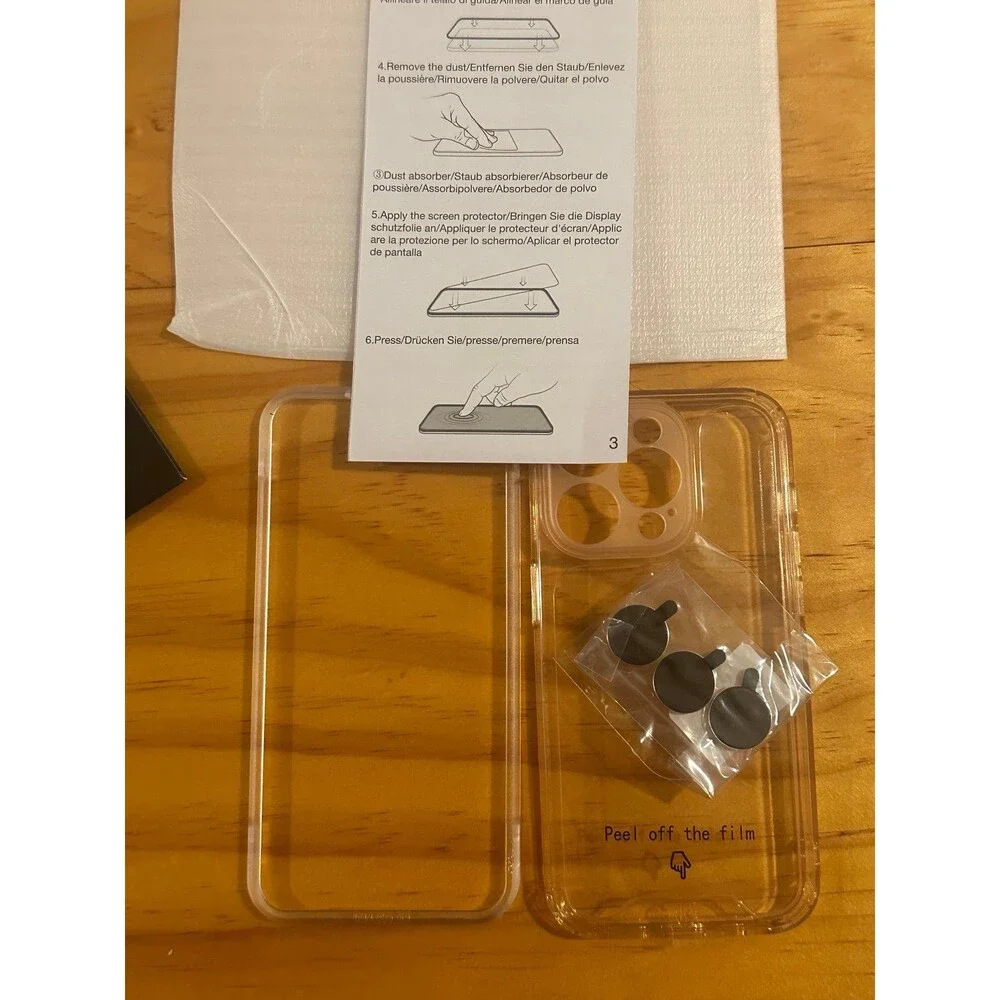 Smart Mobile 14Pro/14 Pro Max Case Kit Includes 2 Tempered Glass Cam Lens Protec